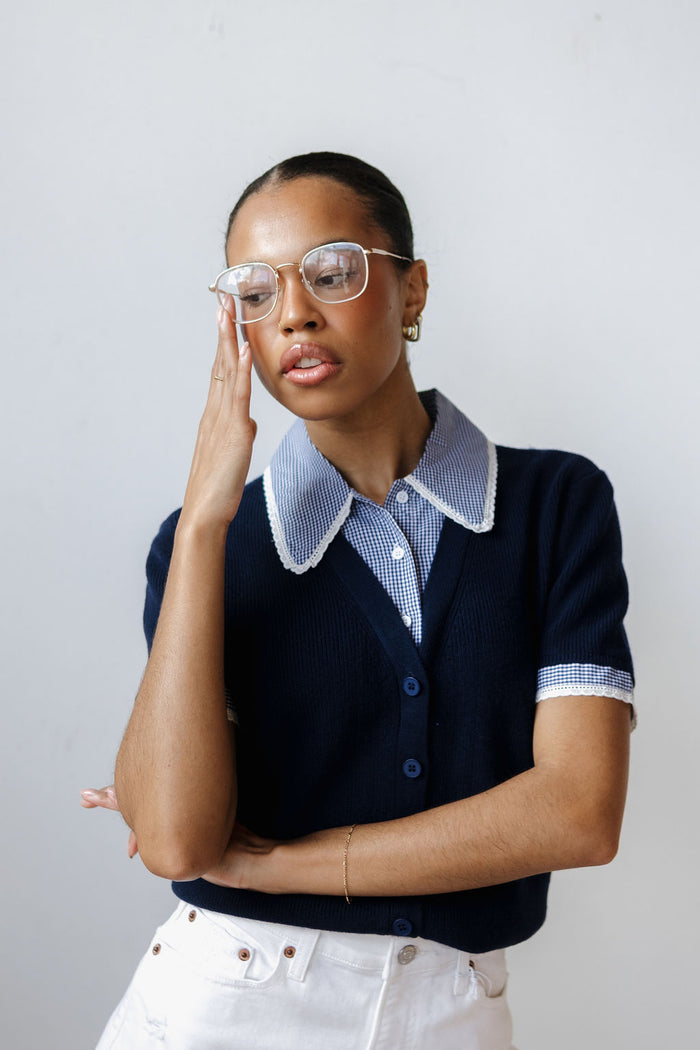 marlee mixed cardigan