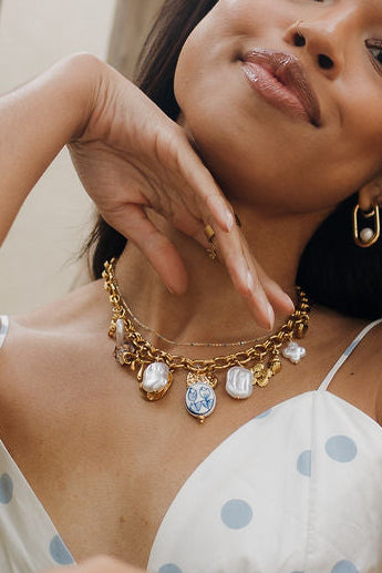 coastal charm necklace