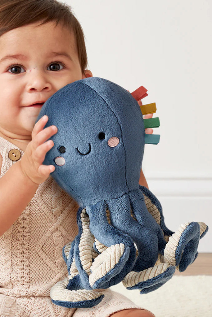 plush octopus blue