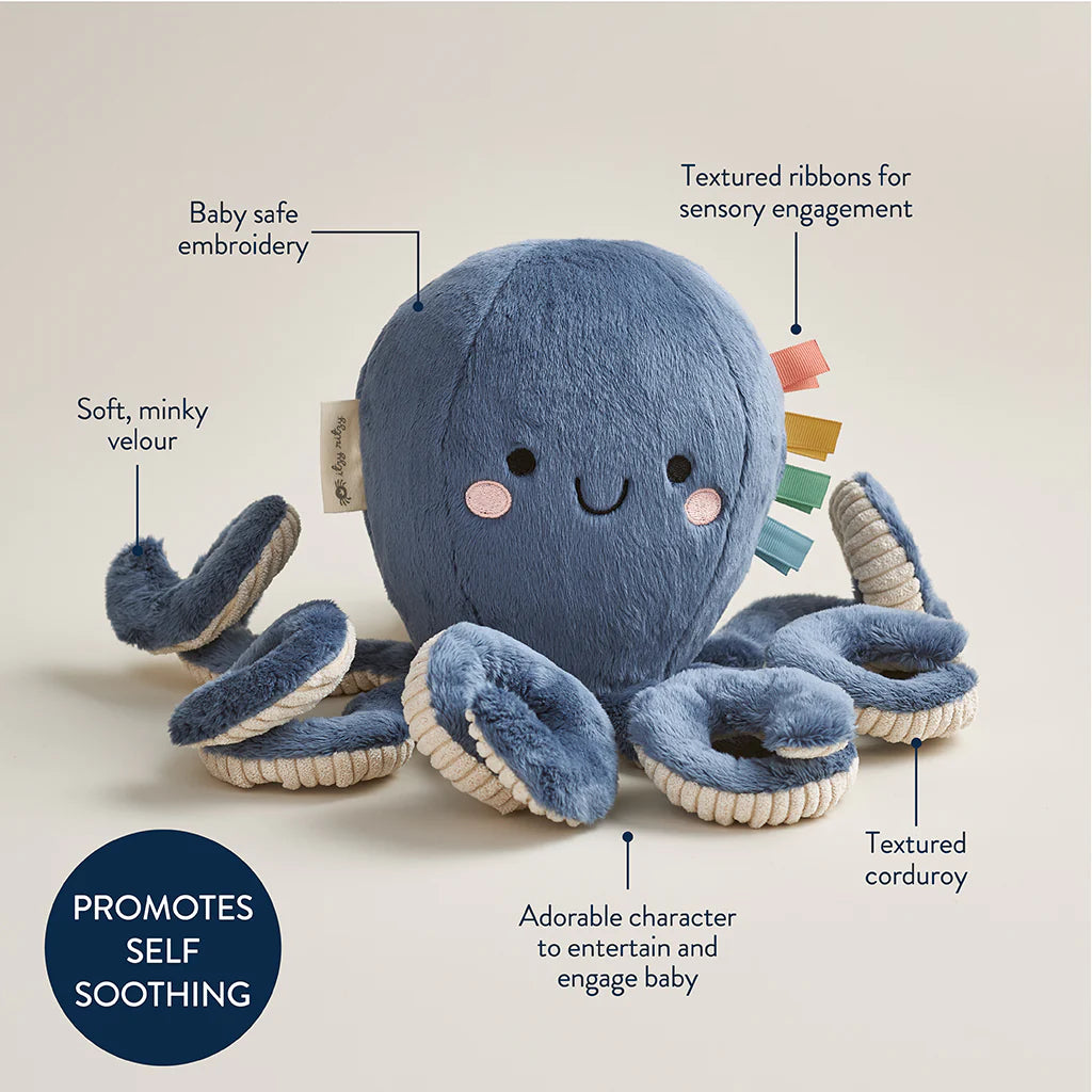 plush octopus blue