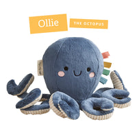 plush octopus blue