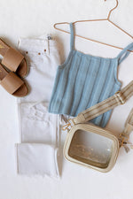 mode, big rib knit tank