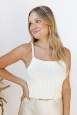 mode, big rib knit tank