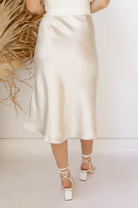 mode, alexia silk satin skirt