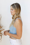 mode, big rib knit tank