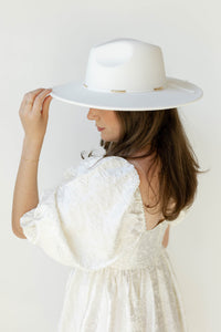 mode, briar hat, ivory