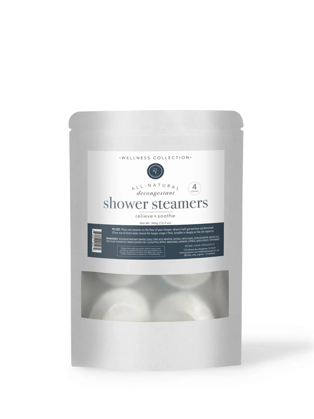 shower steamers- 4 count