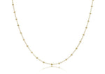15" choker simplicity chain gold 2mm classic gold