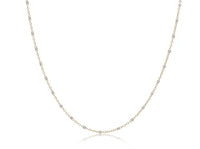 15" choker simplicity chain gold 2mm pearl