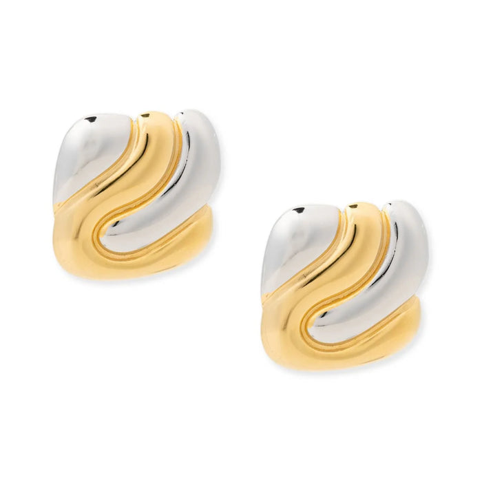 soho two tone earrings