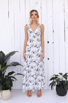 mode, oracle maxi dress