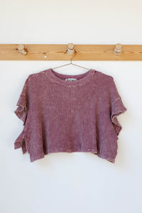 mode, waverly ruffled top