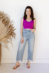 mode, lorelei ribbed crop tank