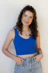 mode, lorelei ribbed crop tank