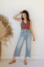 mode, lorelei ribbed crop tank