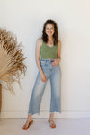 mode, lorelei ribbed crop tank