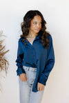 mode, slow down button blouse