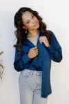 mode, slow down button blouse