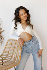 mode, ezra twist crop top