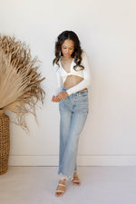 mode, loretta high rise ankle jeans