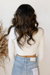 mode, ezra twist crop top