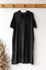 mode, hooded lounge dress