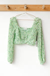 mode, bonnie floral top
