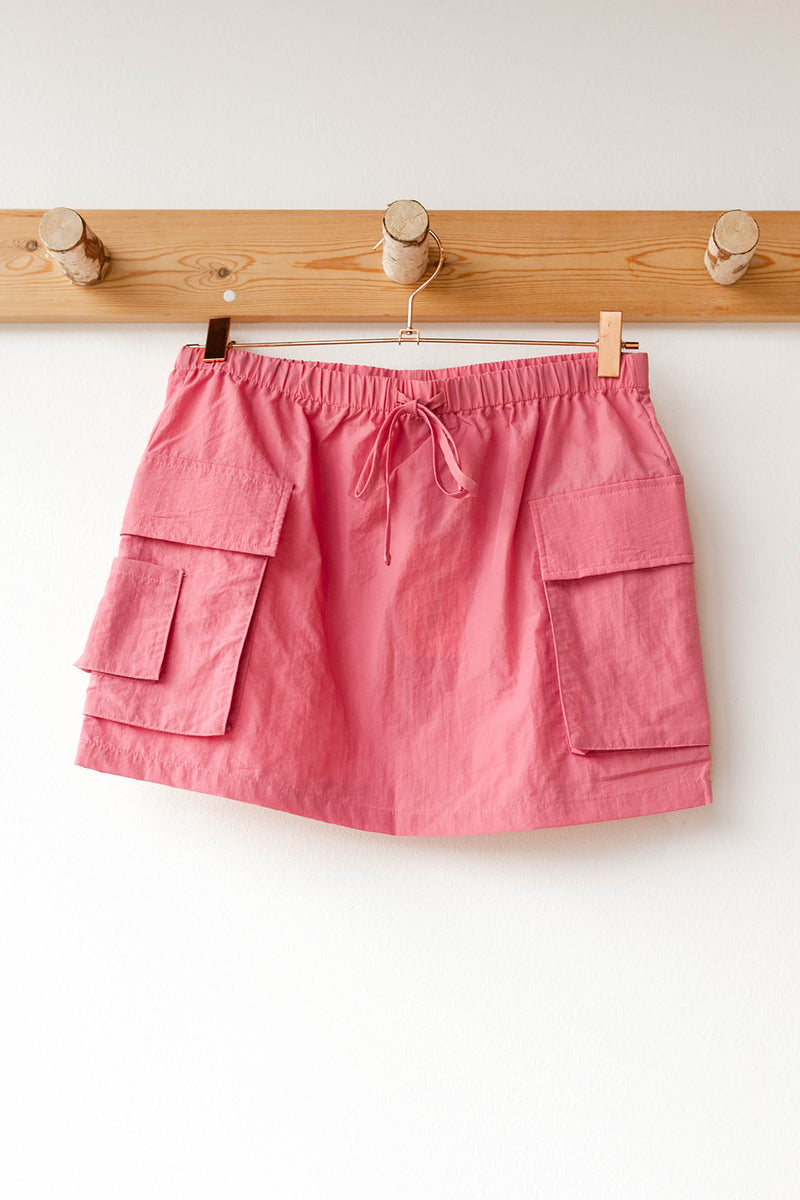 cargo mini skirt