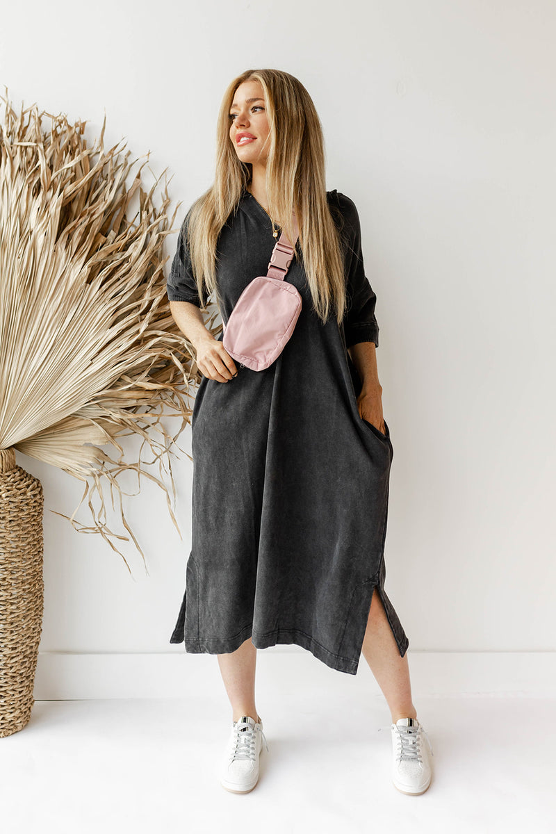 mode, hooded lounge dress