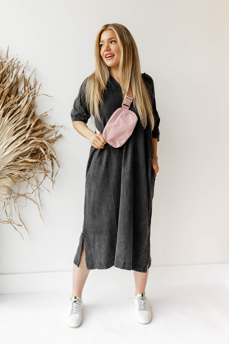 mode, hooded lounge dress