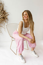 mode, nylon cargo pants