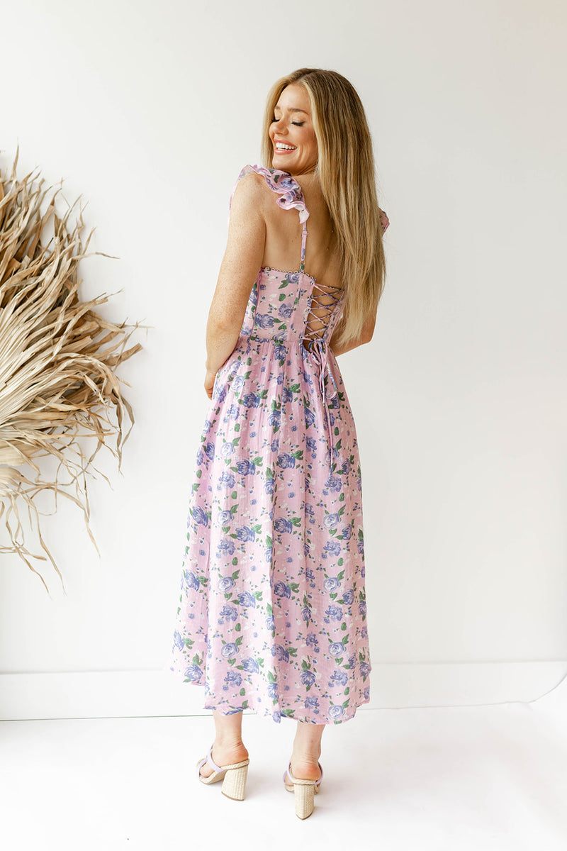 mode, wedelia floral dress