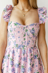 mode, wedelia floral dress