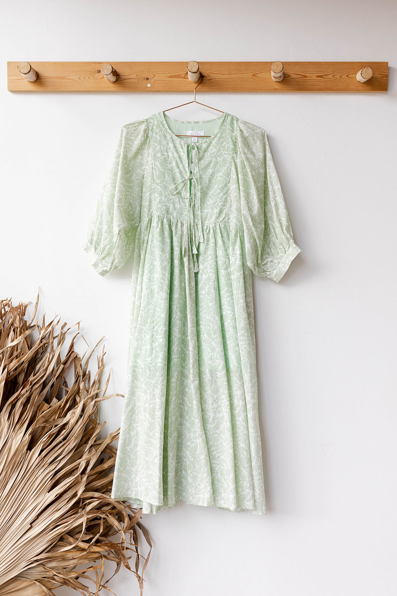 mode, harmoni floral midi dress