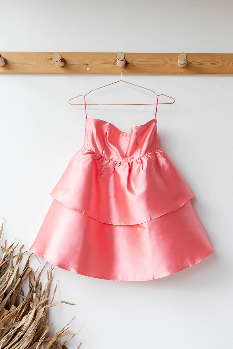 mode, evangeline ruffle mini dress