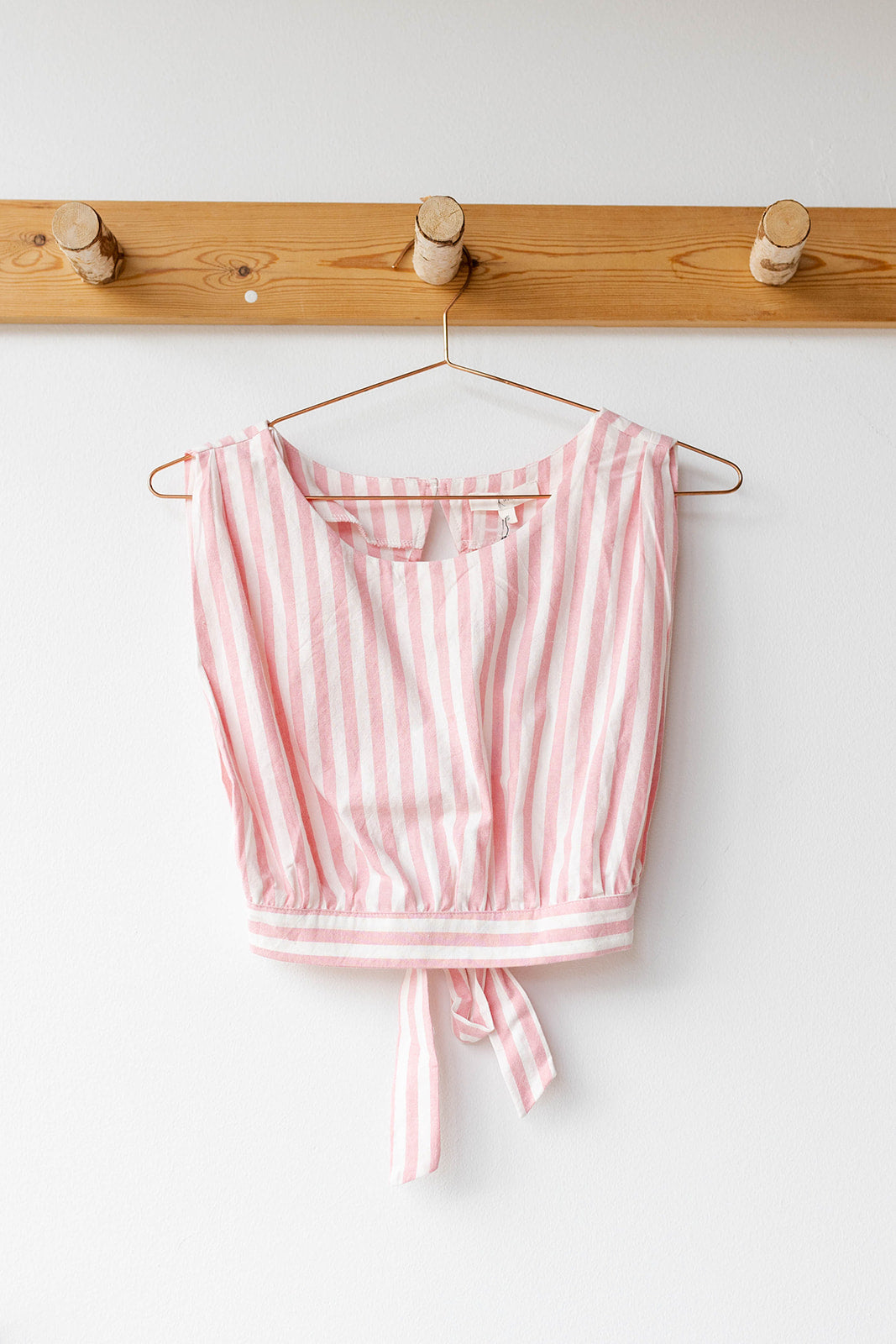 mode, annabella stripe crop top
