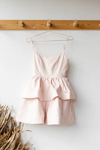 mode, lexie ruffle mini dress