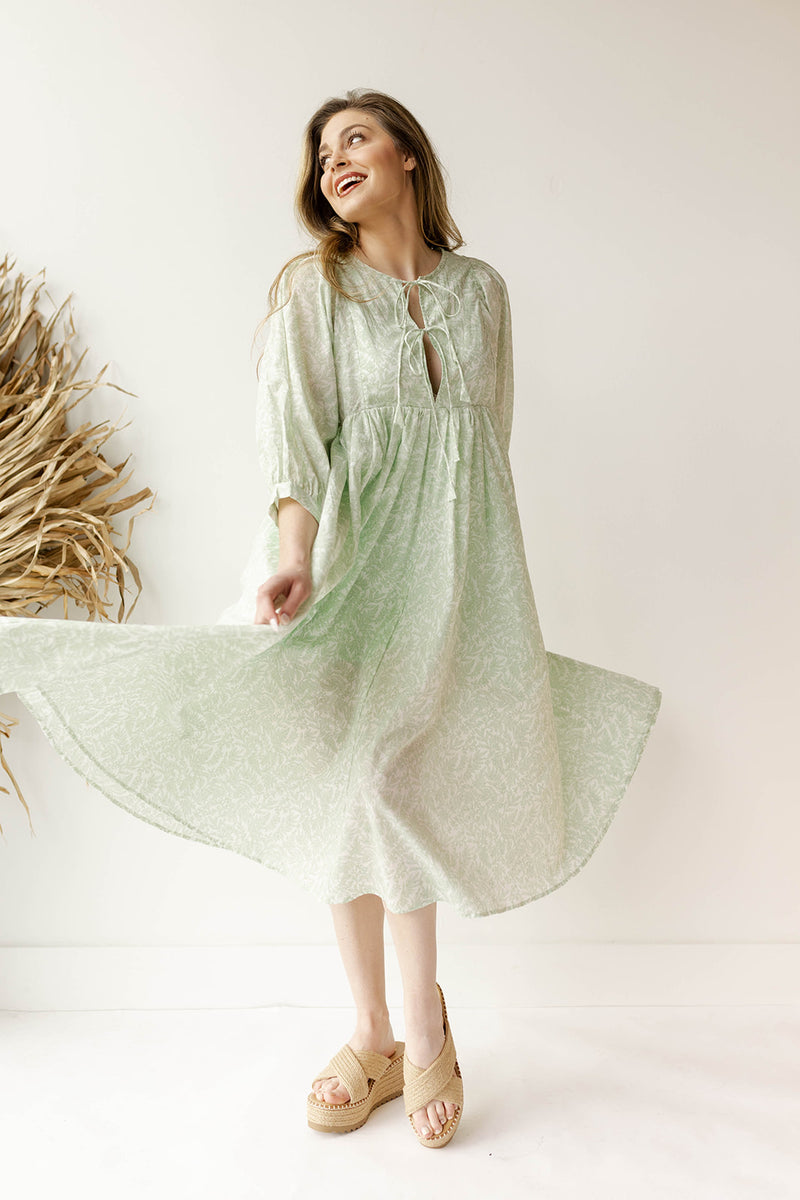 mode, harmoni floral midi dress