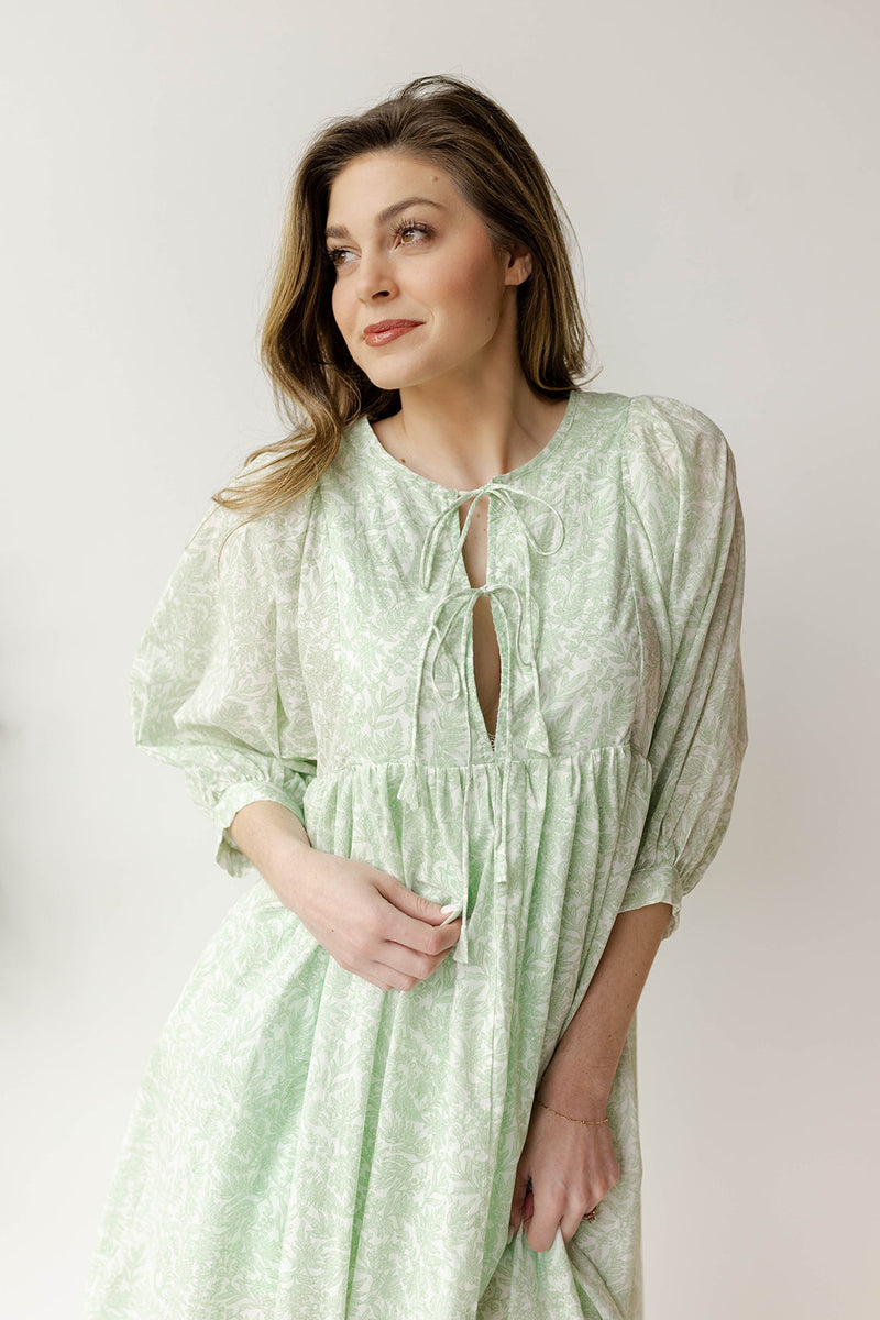 mode, harmoni floral midi dress