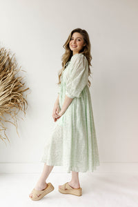 mode, harmoni floral midi dress