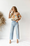 mode, aubrie off shoulder top