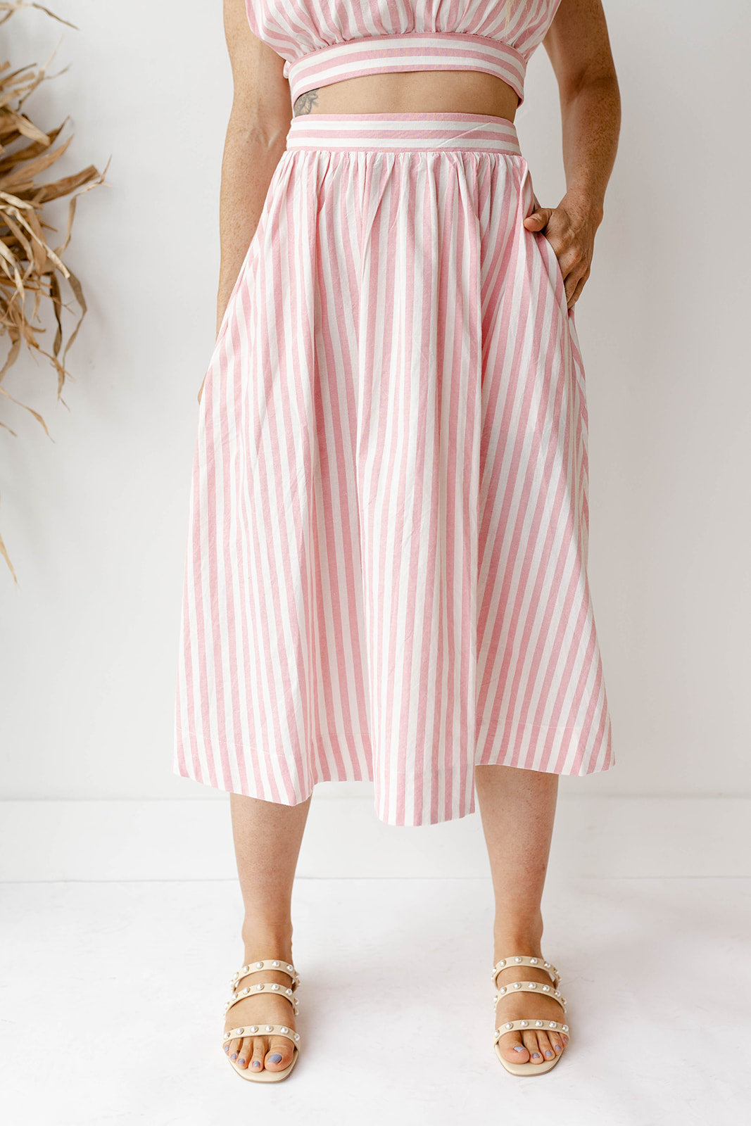mode, annabella stripe skirt