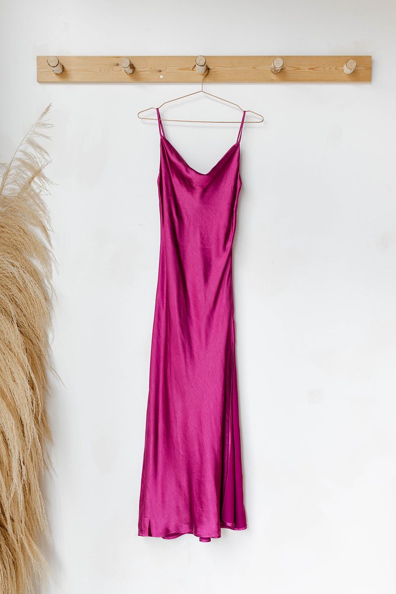 mode, honeymoon with me cowel neck dress