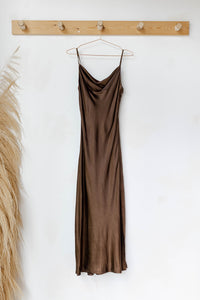 mode, honeymoon with me cowel neck dress