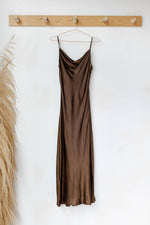mode, honeymoon with me cowel neck dress