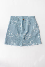 daisy print skirt