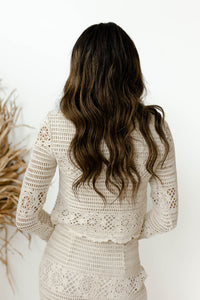 mode, stevie crochet top