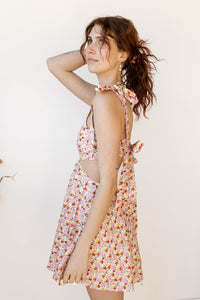 mode, norah floral mini dress