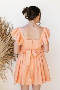 mode, june ruffle mini dress