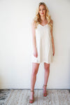 mode, frayed all around dress